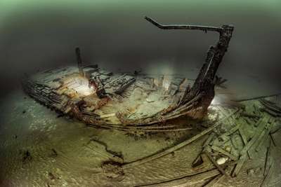 Из-за отсутствия корабельных червей в Антарктике затонувшие корабли хорошо сохранились