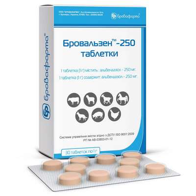 Бровальзен-250 таблетки от Бровафарма: Инструкция по применению