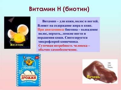 Авитаминоз - Витамин Н (Биотин)
