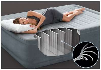 Комфортность и пpaктичность надувных кроватей