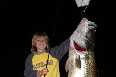 Девятилетний австралиец поймал 27-килограммовую рыбу