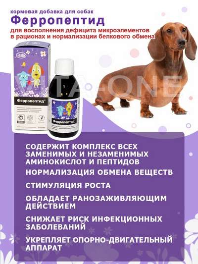 Ферропептид-собаки от А-БИО: Инструкция по применению