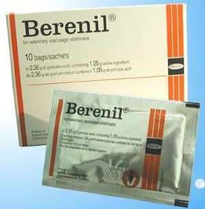 Беренил (Berenil) от Intervet: Инструкция по применению