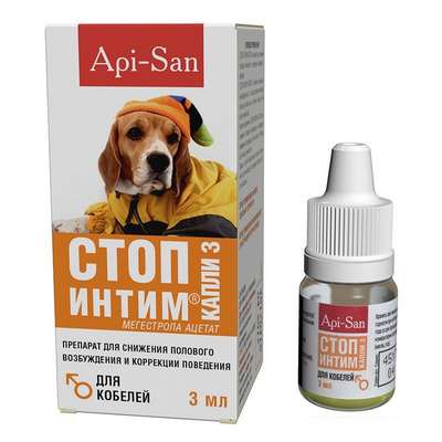 Стоп-ИHTиM для самцов собак от Апи-Сан: Инструкция по применению